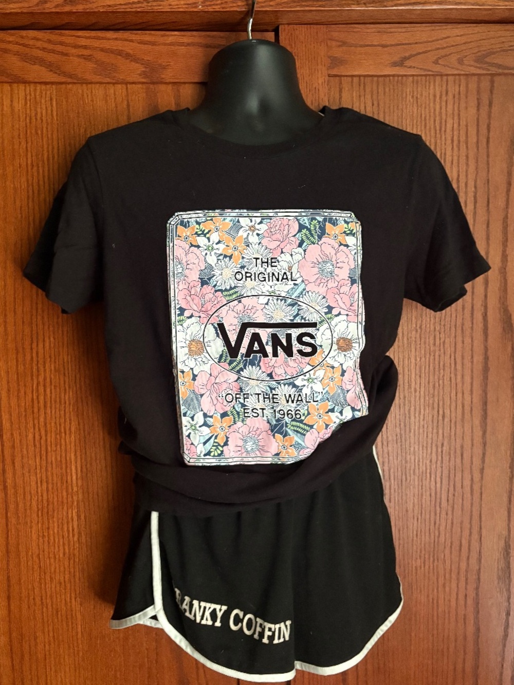 Floral Vans Womens Tee XL 100% Cotton